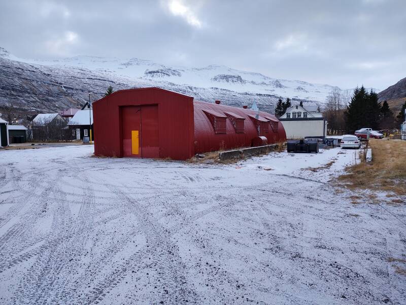 Quonset hut in Seyðisfjörður.