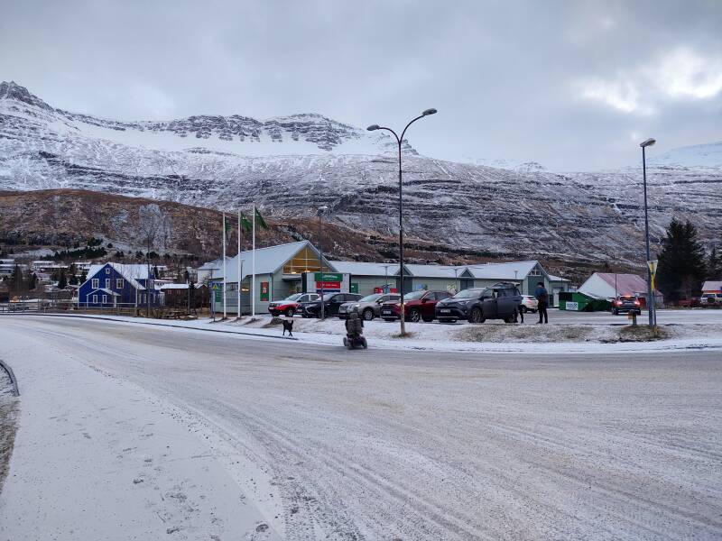 Grocery store in Seyðisfjörður.