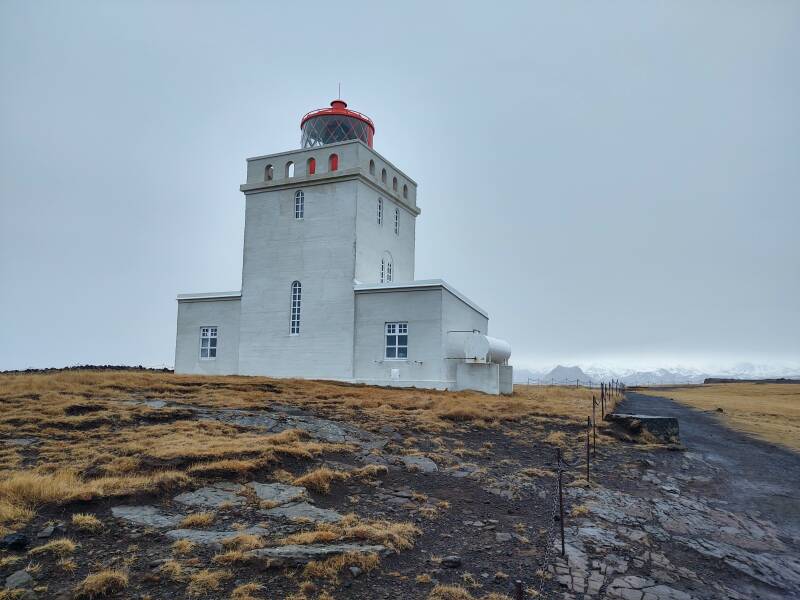 Lighthouse at Dyrhólaey near Vík.