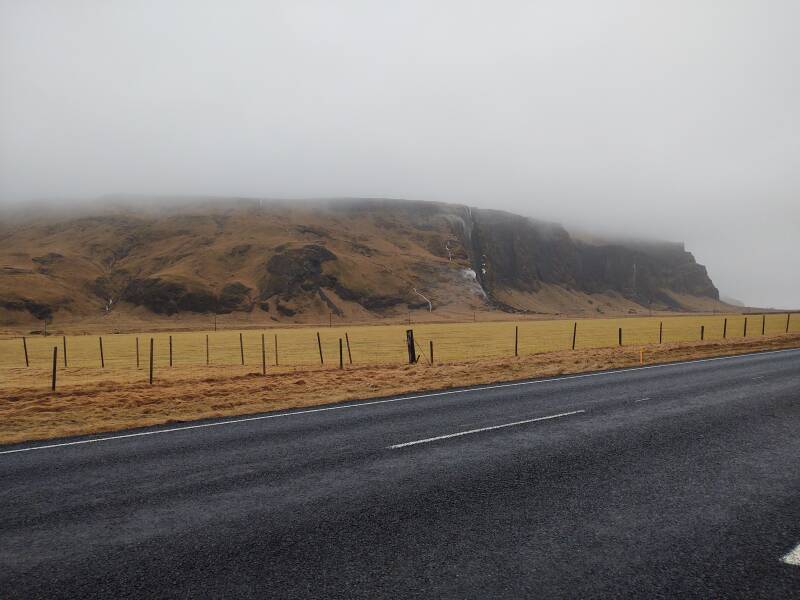 Scenery along Highway #1, the Ring Road, in southern Iceland.