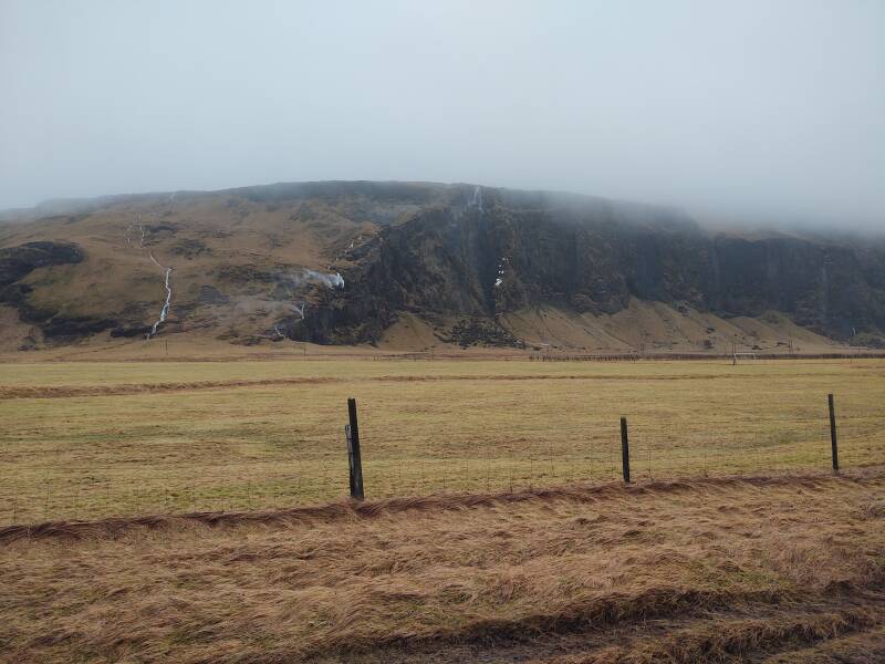 Scenery along Highway #1, the Ring Road, in southern Iceland.
