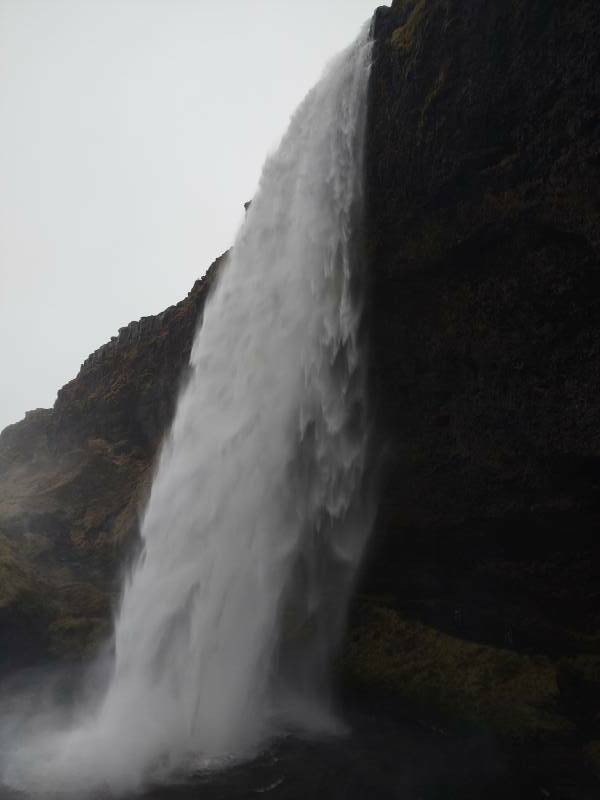 Seljalandsfoss waterfall in southern Iceland.