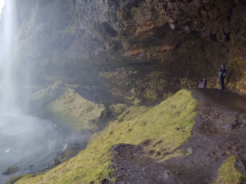 Seljalandsfoss waterfall in southern Iceland.