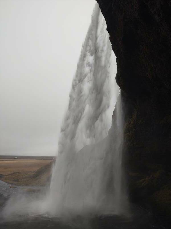 Seljalandsfoss waterfall in southern Iceland.