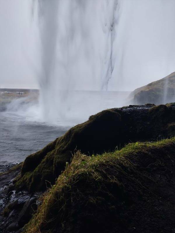 Seljalandsfoss waterfall in southern Iceland.