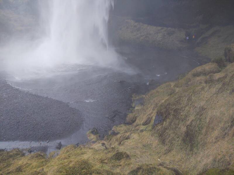 Seljalandsfoss waterfall in southern Iceland.