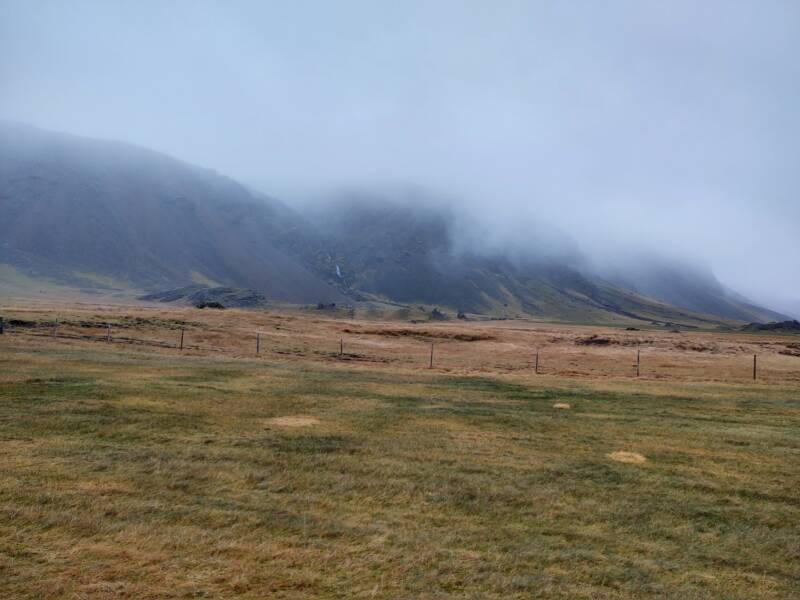 Hornafjörður along the Ring Road north of Hali in Iceland.