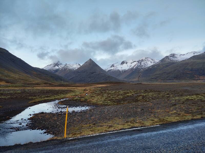 Crossing the Papafjörður and Lónsfjörður fjords.