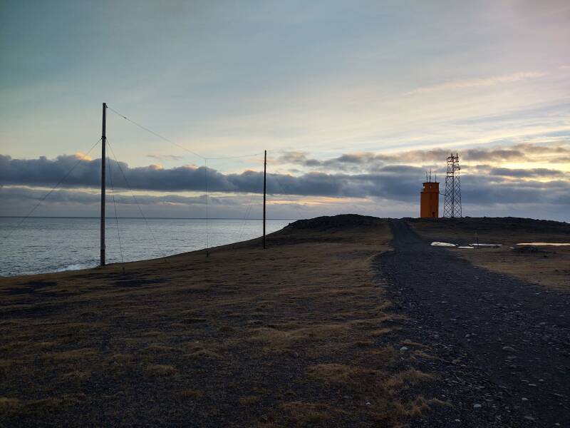 Hvalnes point lighthouse.