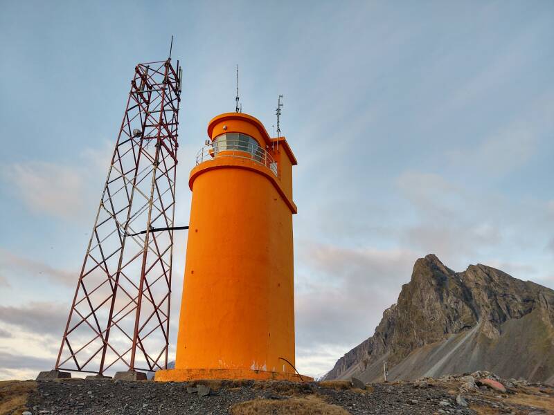 Hvalnes point lighthouse.