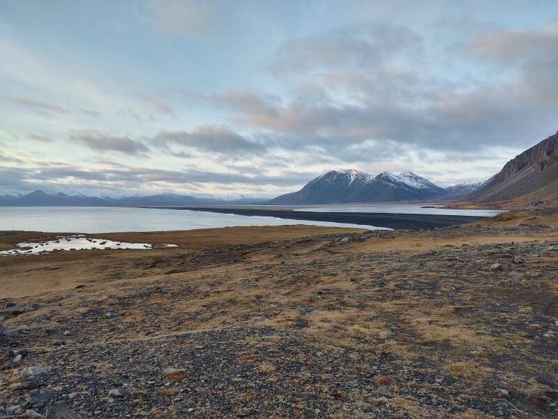 View south from Hvalnes point lighthouse.