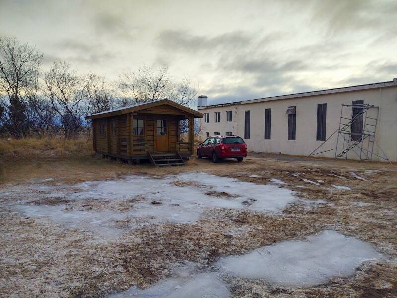 My cabin at Hotel Staðarborg outside Breiðdalsvík.