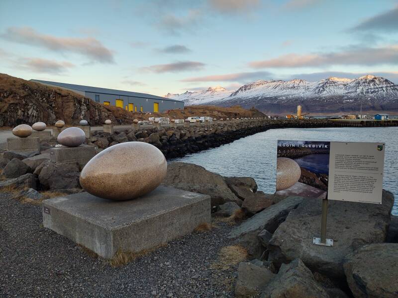 Eggin í GleÐivík or The Eggs of Merry Bay at Djúpivogur.