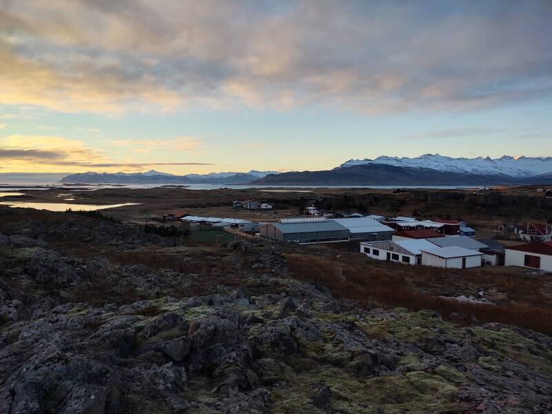 View south from Djúpivogur.