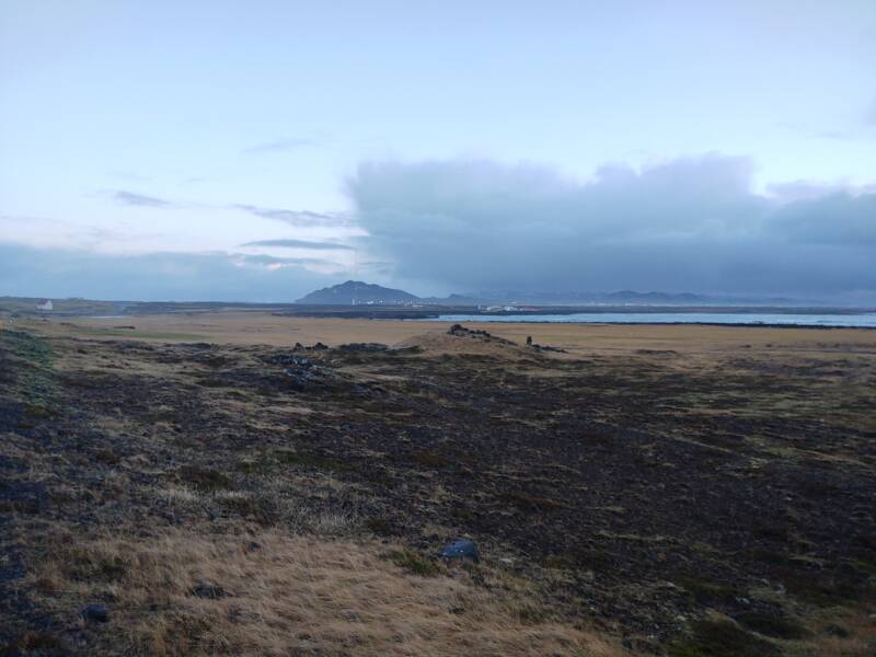 Approaching Grindavík from the south.