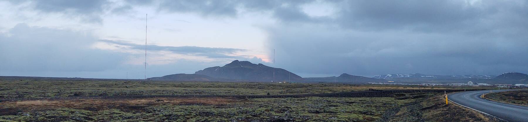 Mount Þorbjörn and Naval Radio Transmitter Facility Grindavík