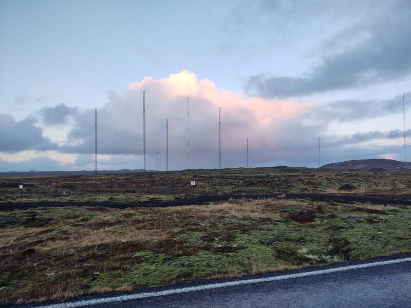 Approaching Grindavík from the south.