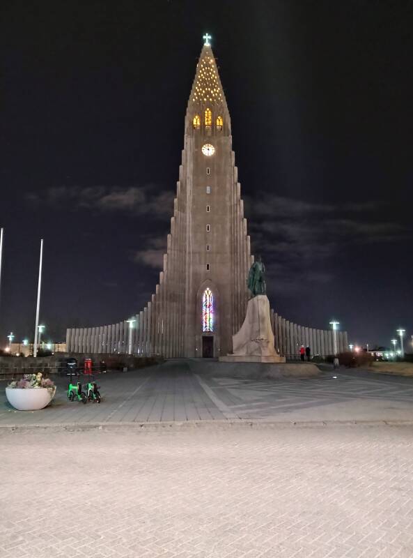 Hallgrimskirkja in Reykjavík.