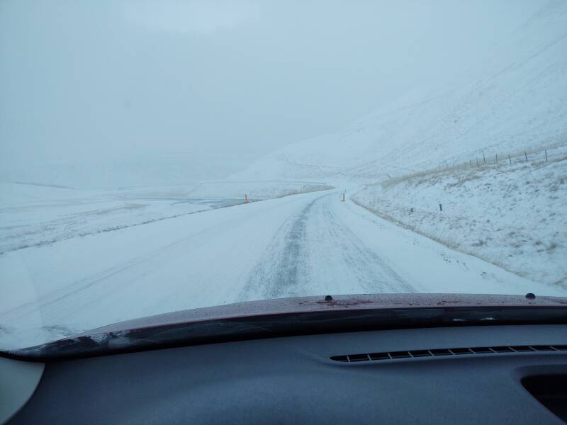 On Highway 1 between Varmahlíð and Blönduós.