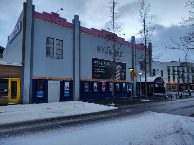 Nyja Bio movie theater in Akureyri.