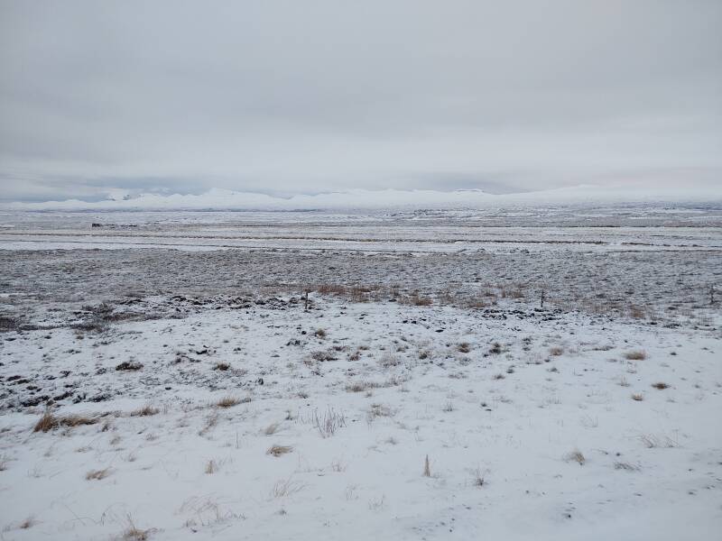 Looking east from Highway 1 west of Egilsstaðir.