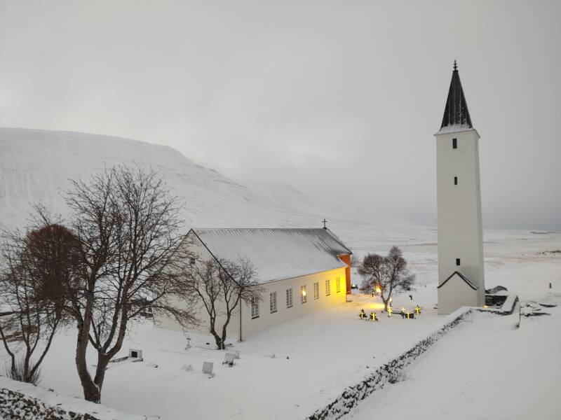 Hólar cathedral.