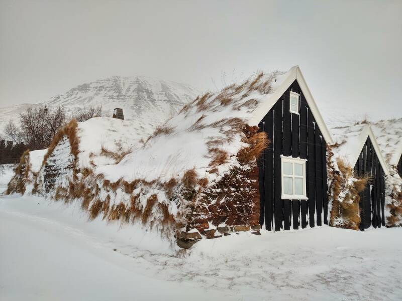 Nýji Bær turf home at Hólar.