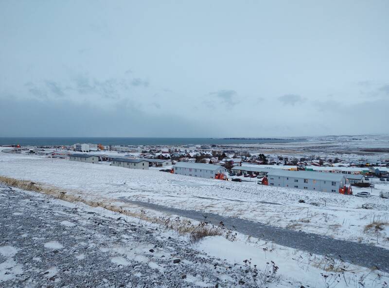 View over Sauðárkrókur.