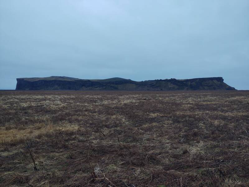 Lava plug along the Ring Road in Iceland.