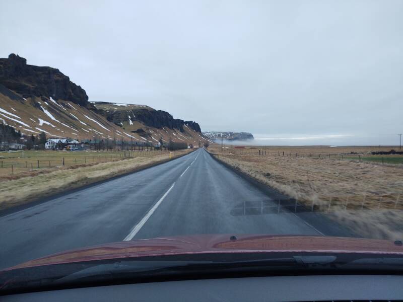 Guesthouses and vacation homes along the Ring Road in Iceland.