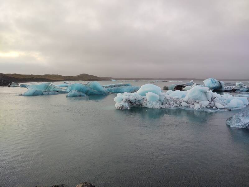 Jökulsárlón 'Glacier Lagoon' on the Ring Road in Iceland.