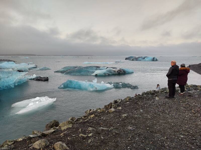 Jökulsárlón 'Glacier Lagoon' on the Ring Road in Iceland.