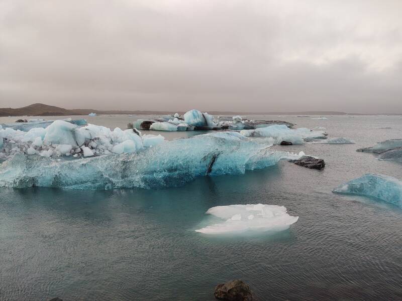 Jökulsárlón 'Glacier Lagoon' on the Ring Road in Iceland.