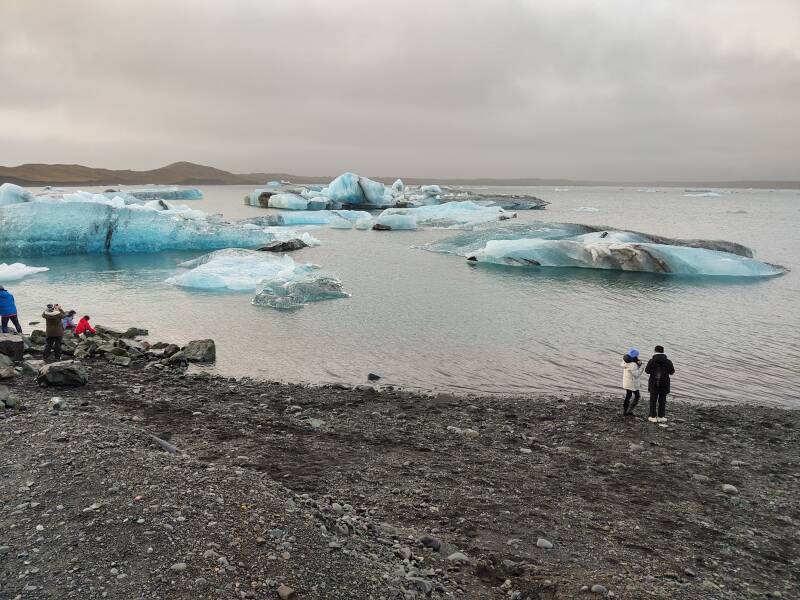 Jökulsárlón 'Glacier Lagoon' on the Ring Road in Iceland.
