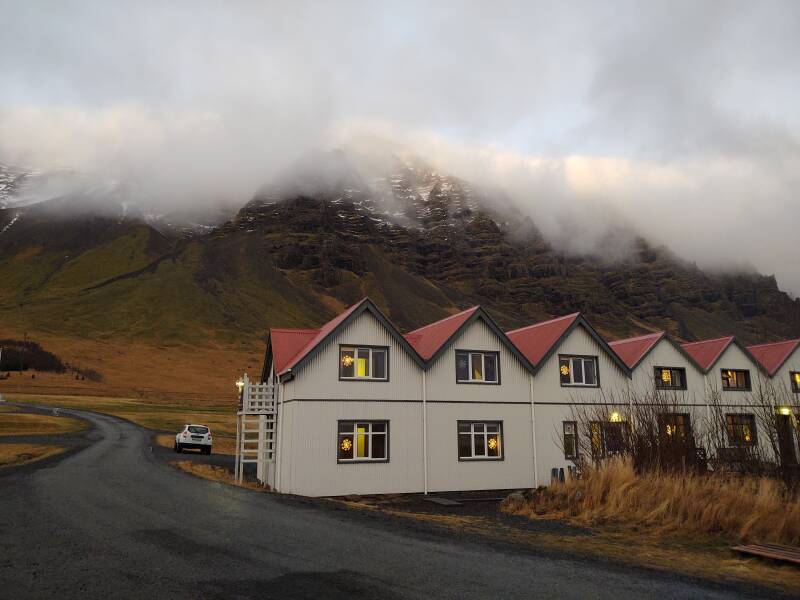 Skyhúsið Guesthouse in Hali on the Ring Road in Iceland.