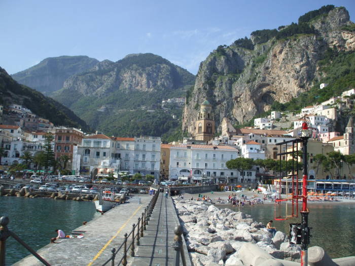 Amalfi, on the Amalfitani coast.