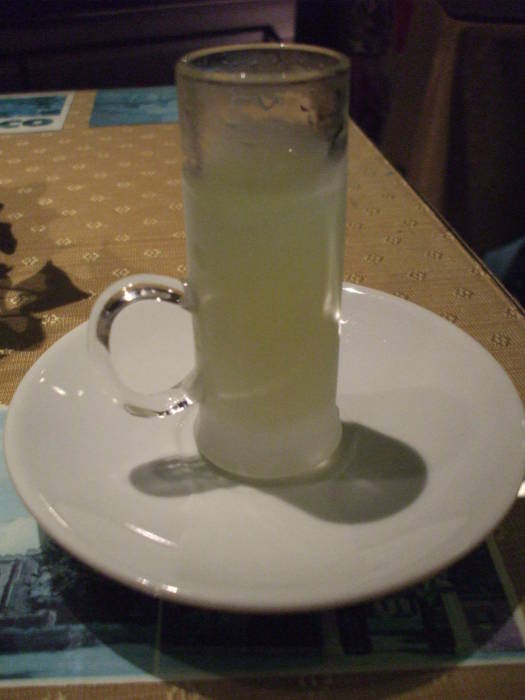 An icy class of Limoncello.
