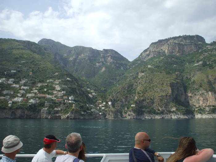 On the boat, between Positano and Amalfi.
