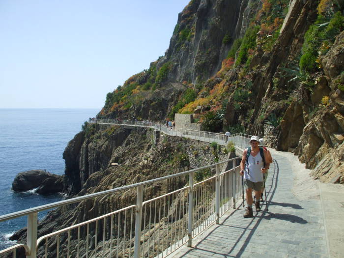 La Via dell'Amore coastal foot path.