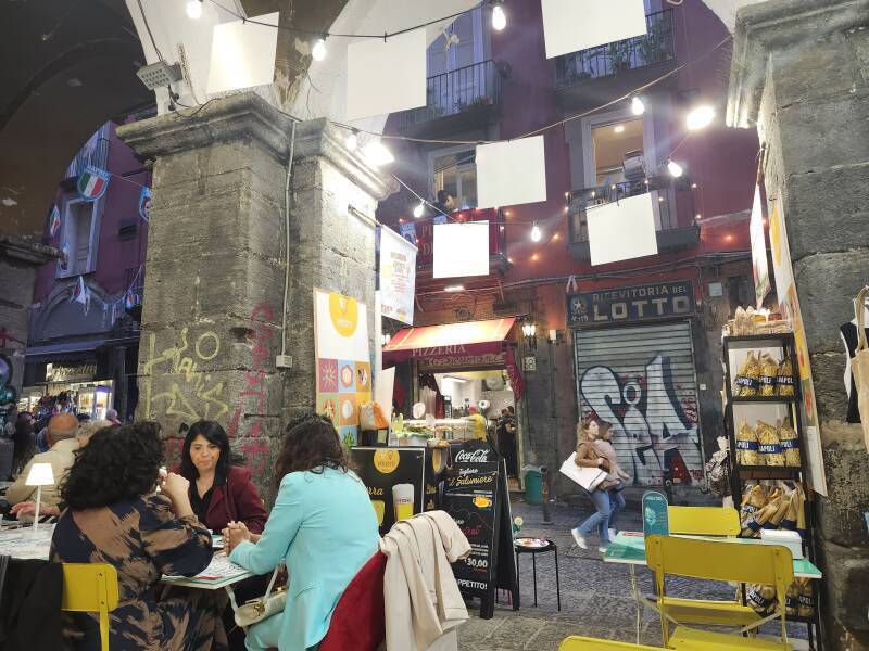 Women enjoying aperitivo.
