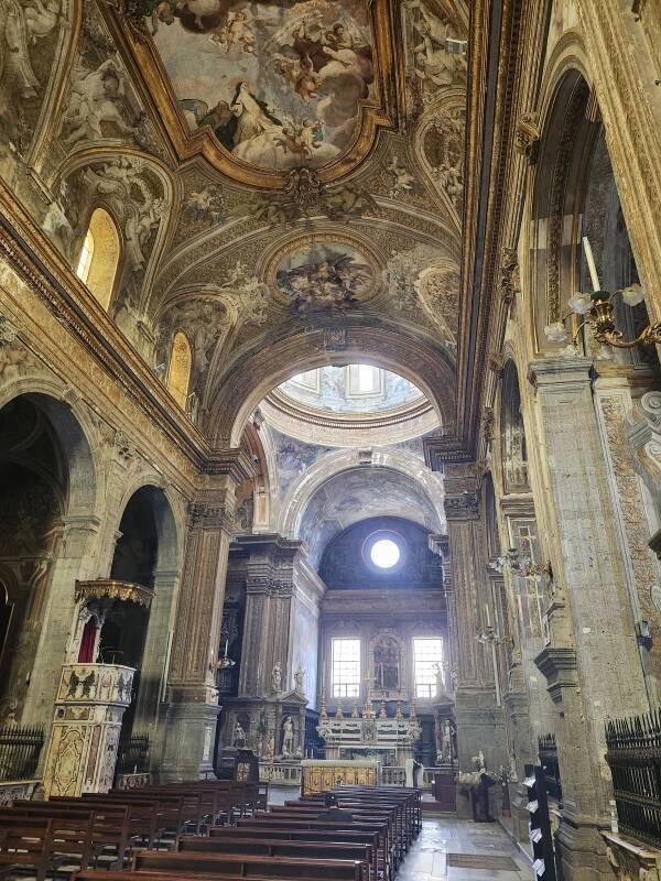 Interior of Chiesa di Santa Caterina a Formello.