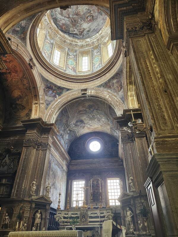 Interior of Chiesa di Santa Caterina a Formello.
