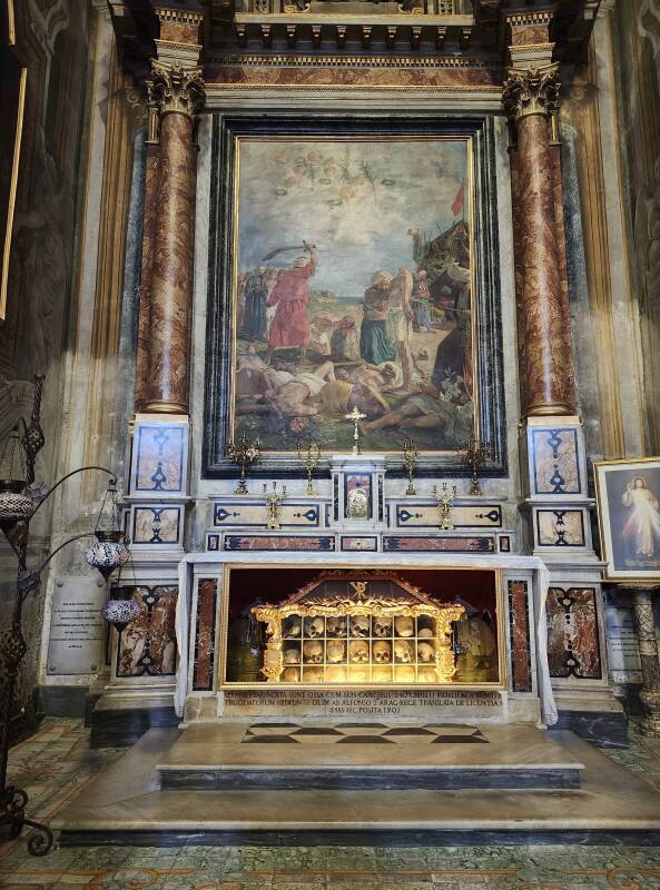 Interior of Chiesa di Santa Caterina a Formello.