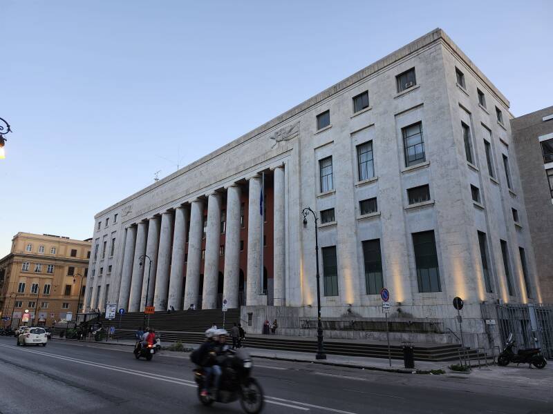 The Futurist styled Palazzo delle Poste.