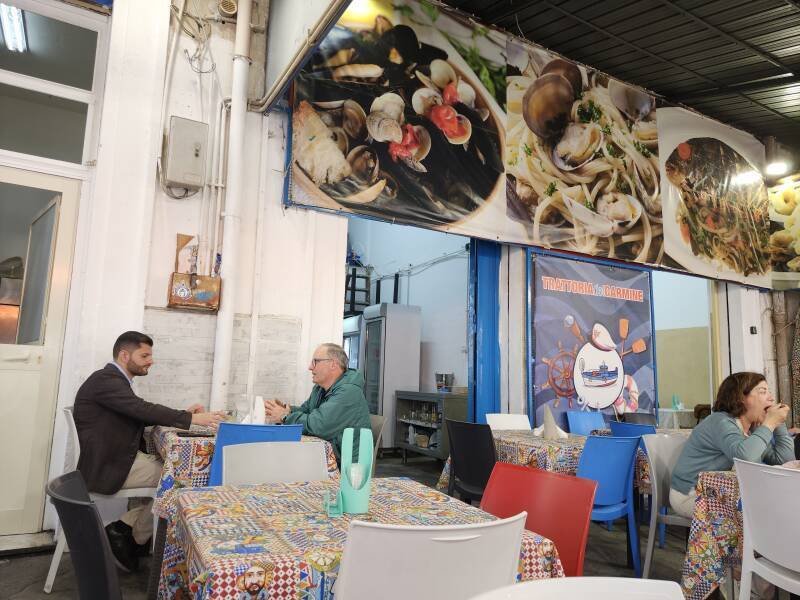 Restaurant in the souq.