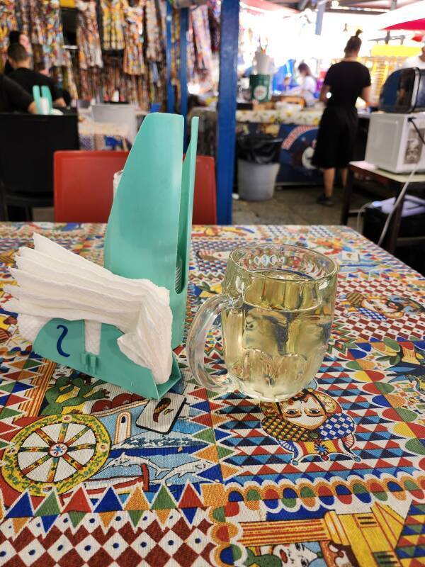 White wine.