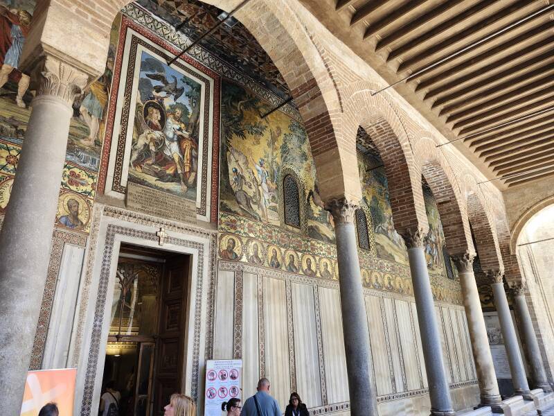 Entry to the Palatine Chapel.