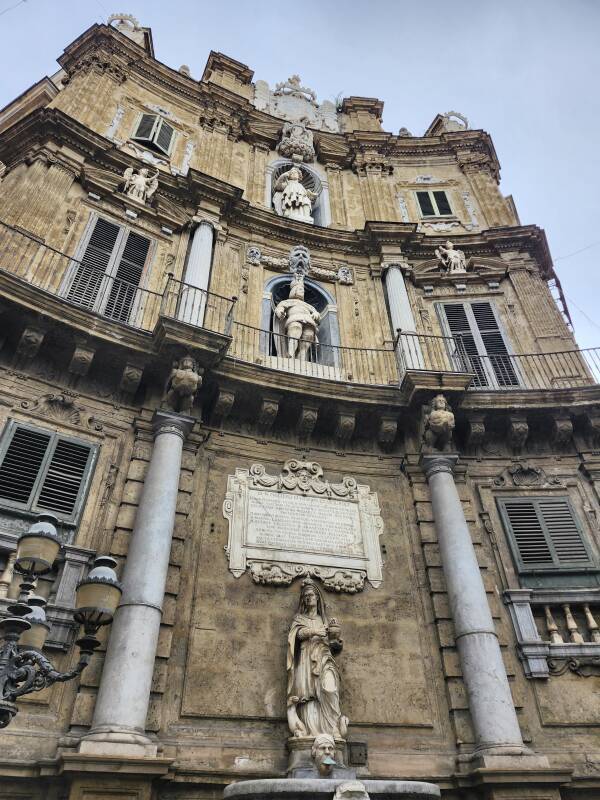 One corner of Quattro Canti.