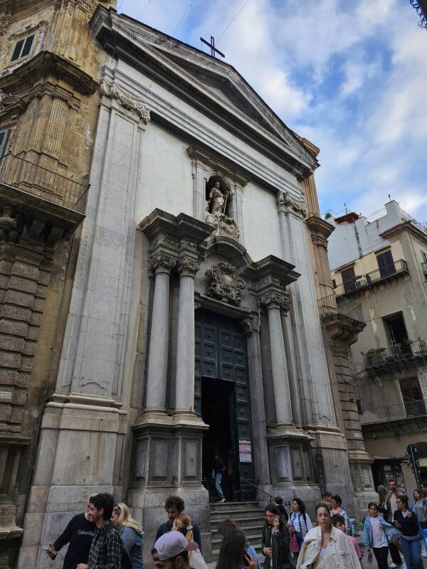 Façade of Chiesa di San Giuseppe dei Padri Teatini.