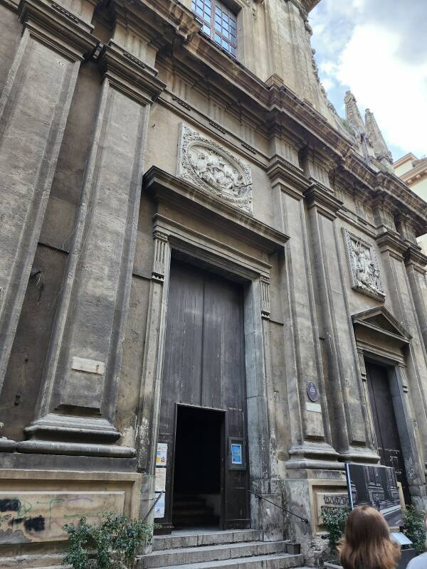 Exterior of Chiesa di Santa Ninfa dei Crociferi.